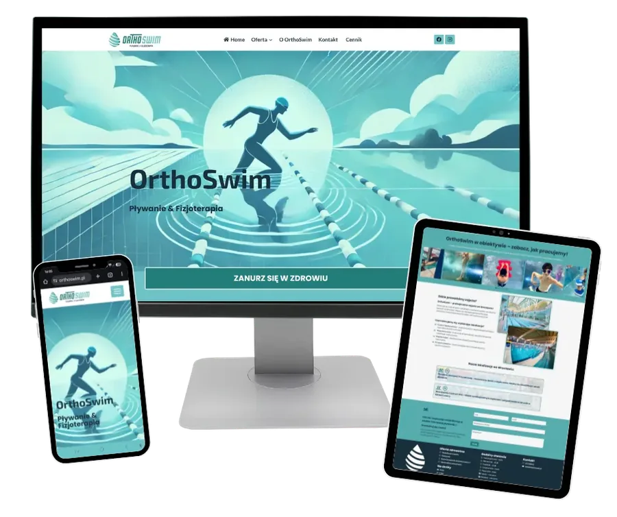 Zrzut ze strony OrthoSwim