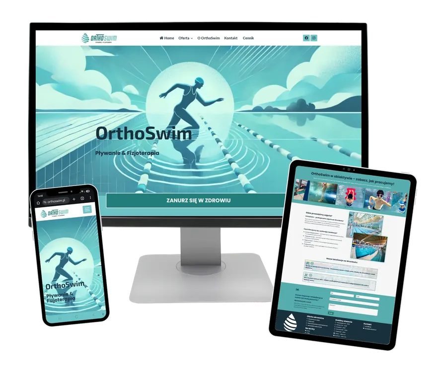 Zrzut ze strony OrthoSwim